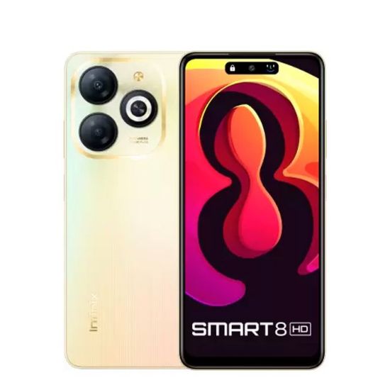 Picture of Infinix Smart 8 - 3/64 Go - 13 MP -2 SIM - 5000 MAh - GOLD